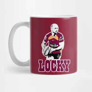 Brisbane Broncos & Queensland Legend Darren Lockyer - LOCKY! Mug